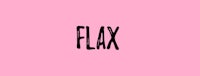 a pink background with the word flax on it